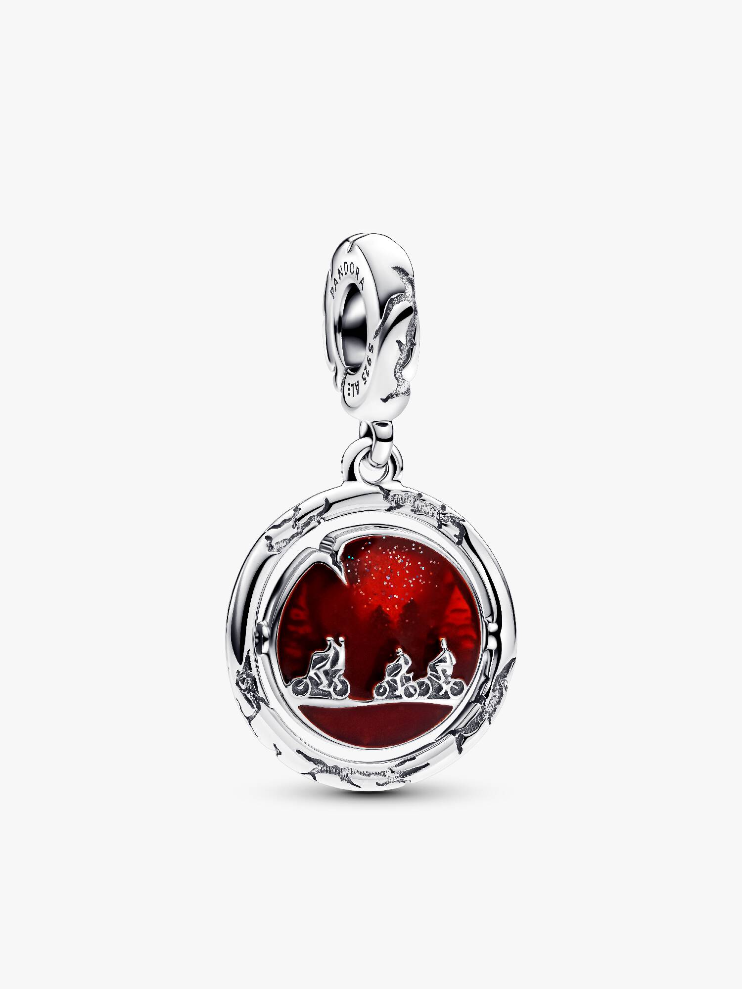 Charm Pendente Mundo Invertido de Stranger Things que Brilha no Escuro