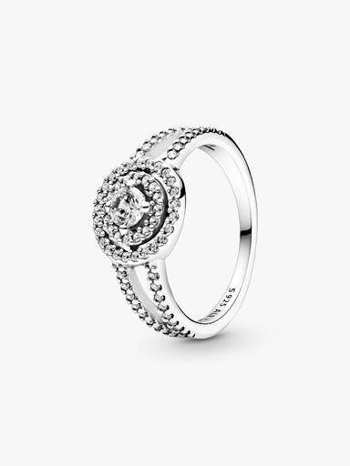 Anel Halo Doble Brilhante