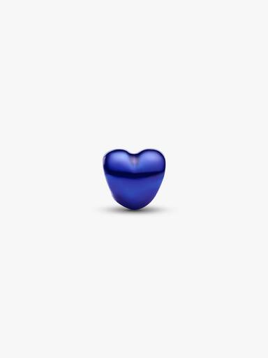 Mini Charm de Coração Azul