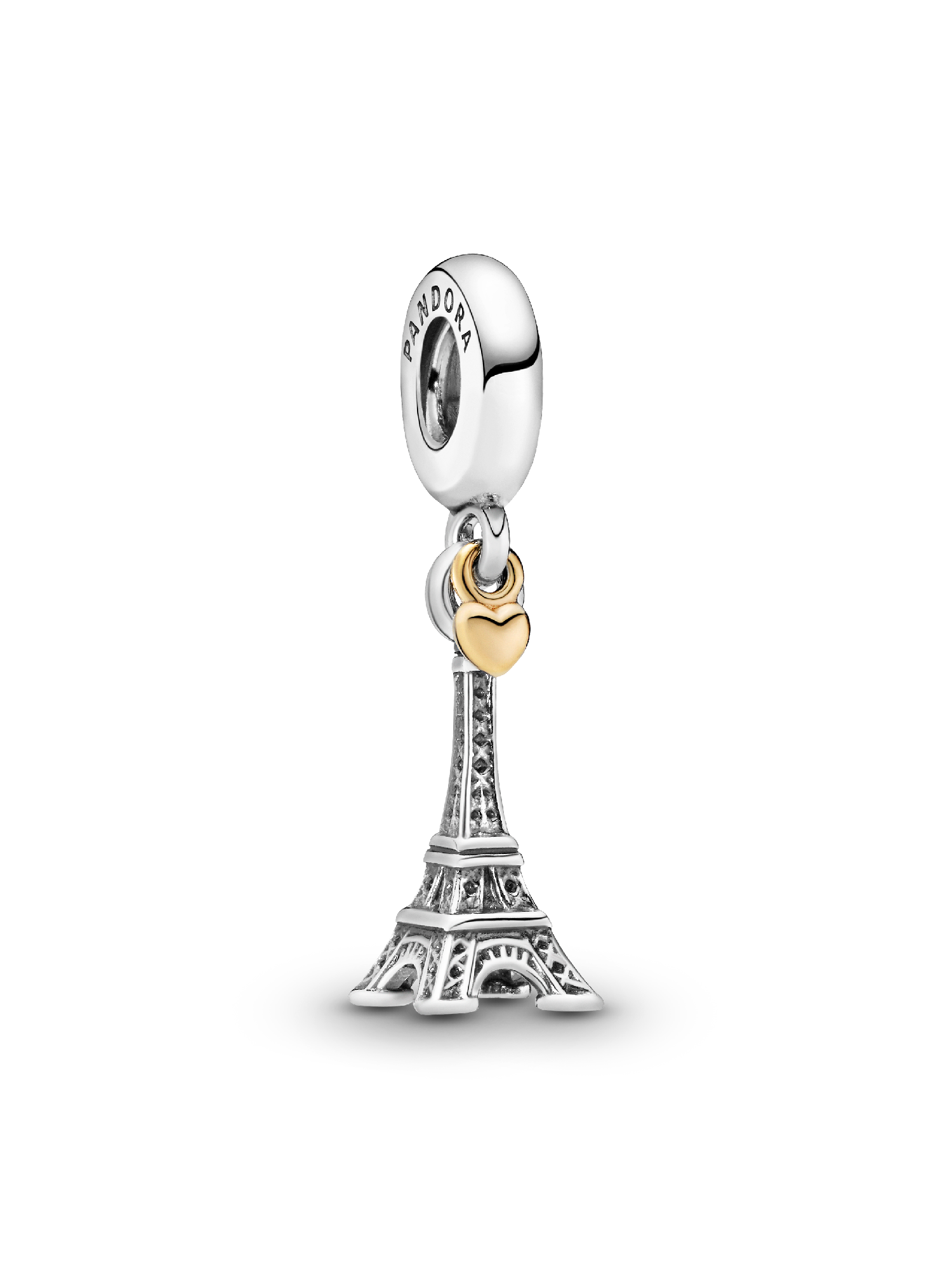Charm pendente Torre Eiffel de Paris e Coração