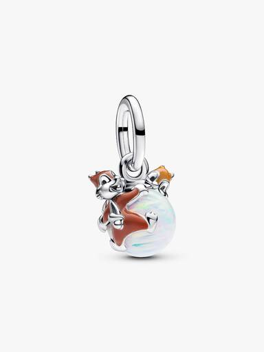 Charm Pendente Esfera Tico e Teco da Disney