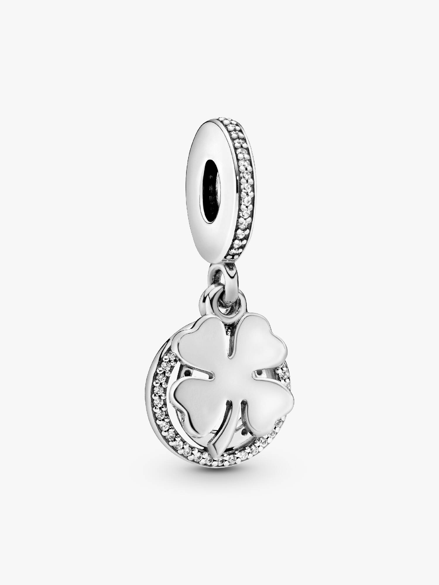 Charm Pendente Trevo de Quatro Folhas da Sorte