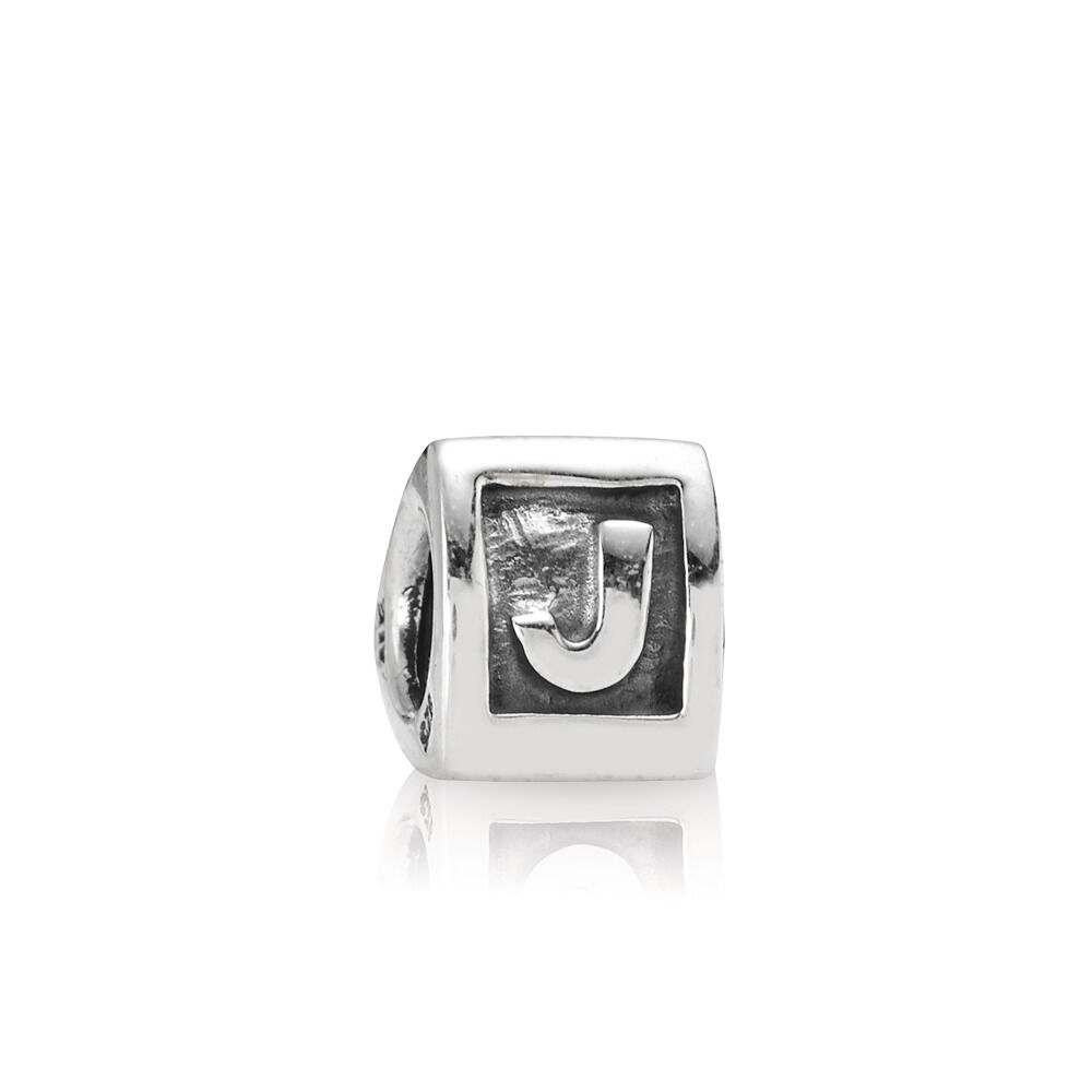 Capital J silver charm