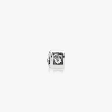 Capital J silver charm