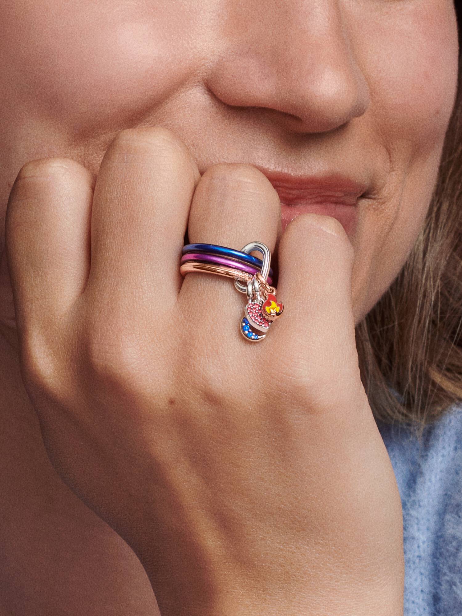 Mini Charm Pendente Flama Llameante Pandora ME