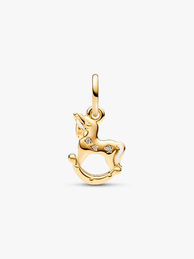 Charm Pendente Unicórnio de Balanço
