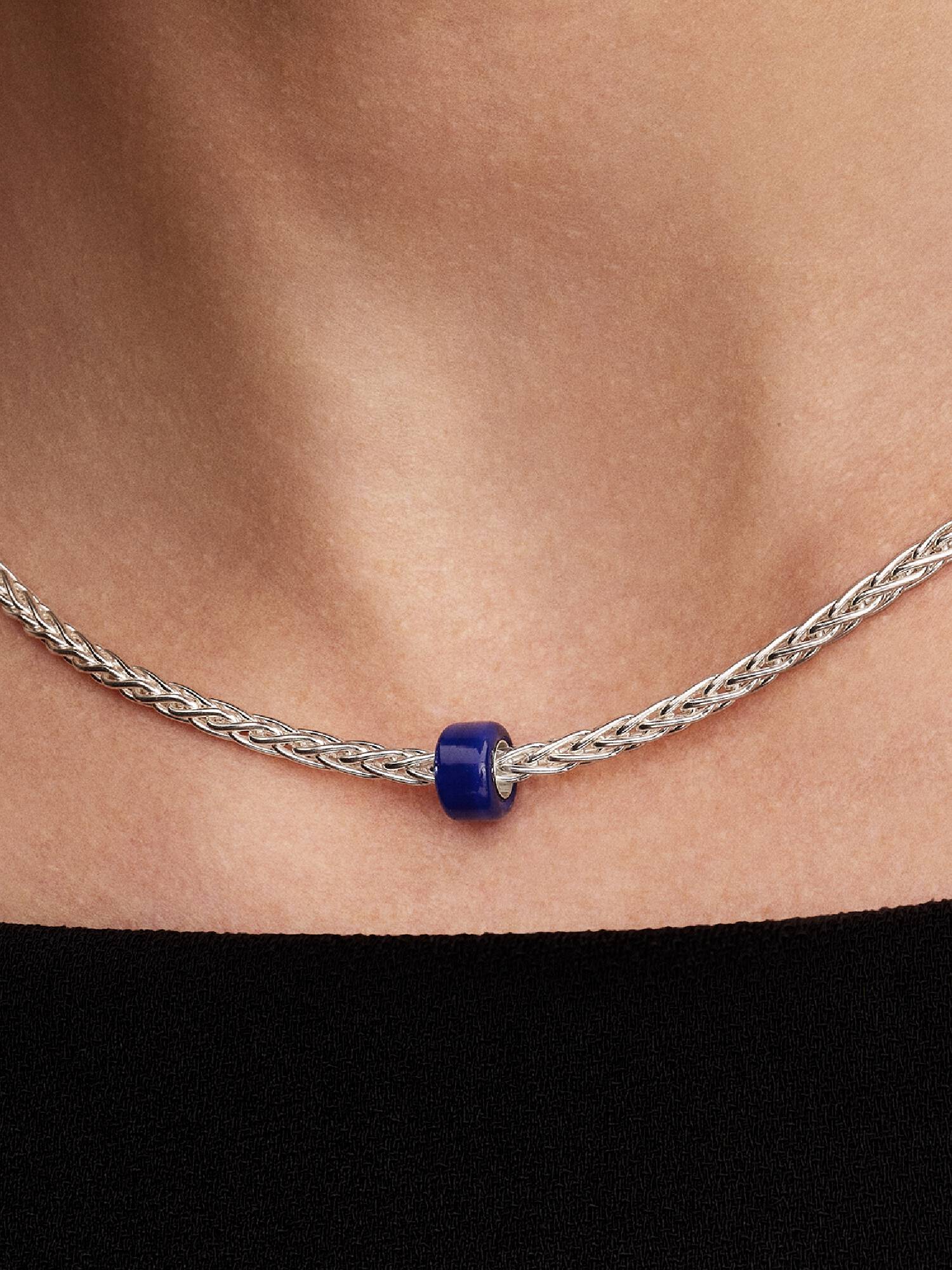 Mini Charm de Vidro de Murano Azul