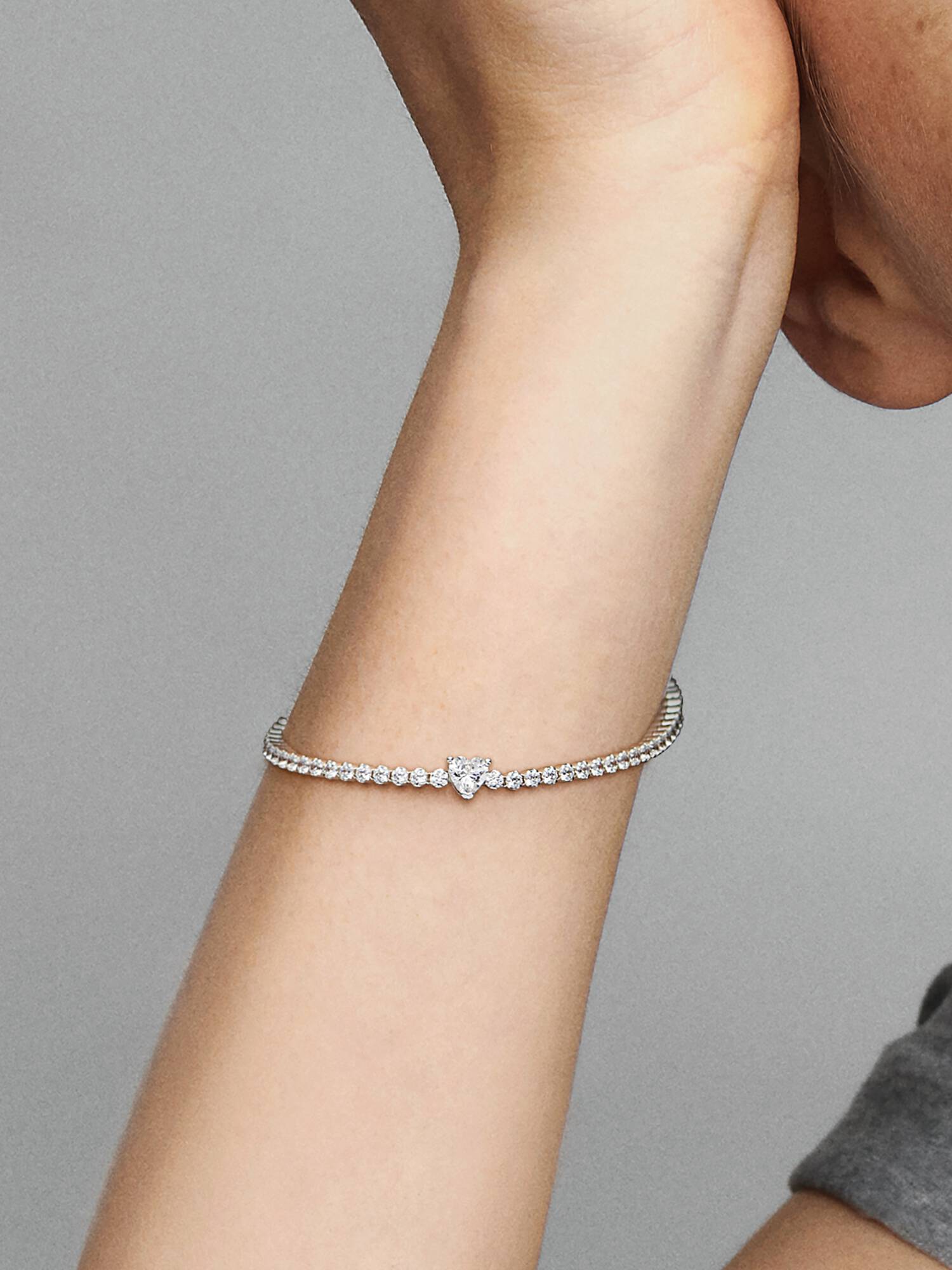 Pulseira Riviera de Coração Brilhante