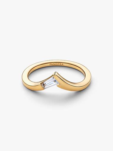Anel Tiara Baguette