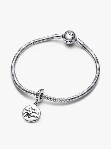 Charm Pendente "Mamãe" Gravável