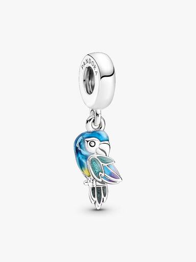 Charm Pendente Loro Del Paraíso Selvático