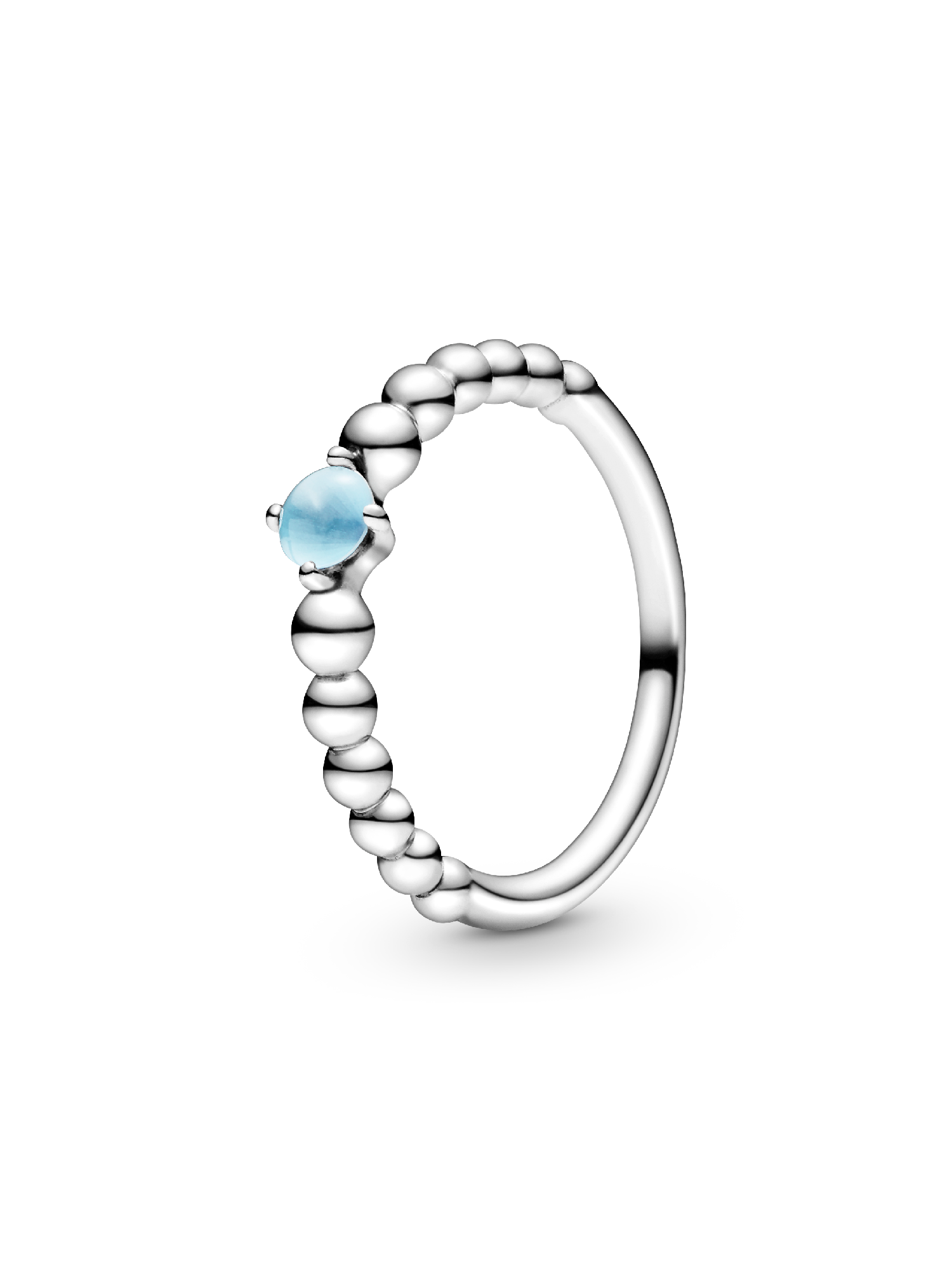 Anel Sky Azul Beaded
