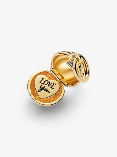 Charm “Mãe” com fecho esférico.