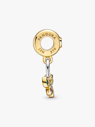Marvel Infinity 14k gold-plated and sterling silver dangle with royal green, royal blue, salsa red, royal purple, honey coloured and blazing