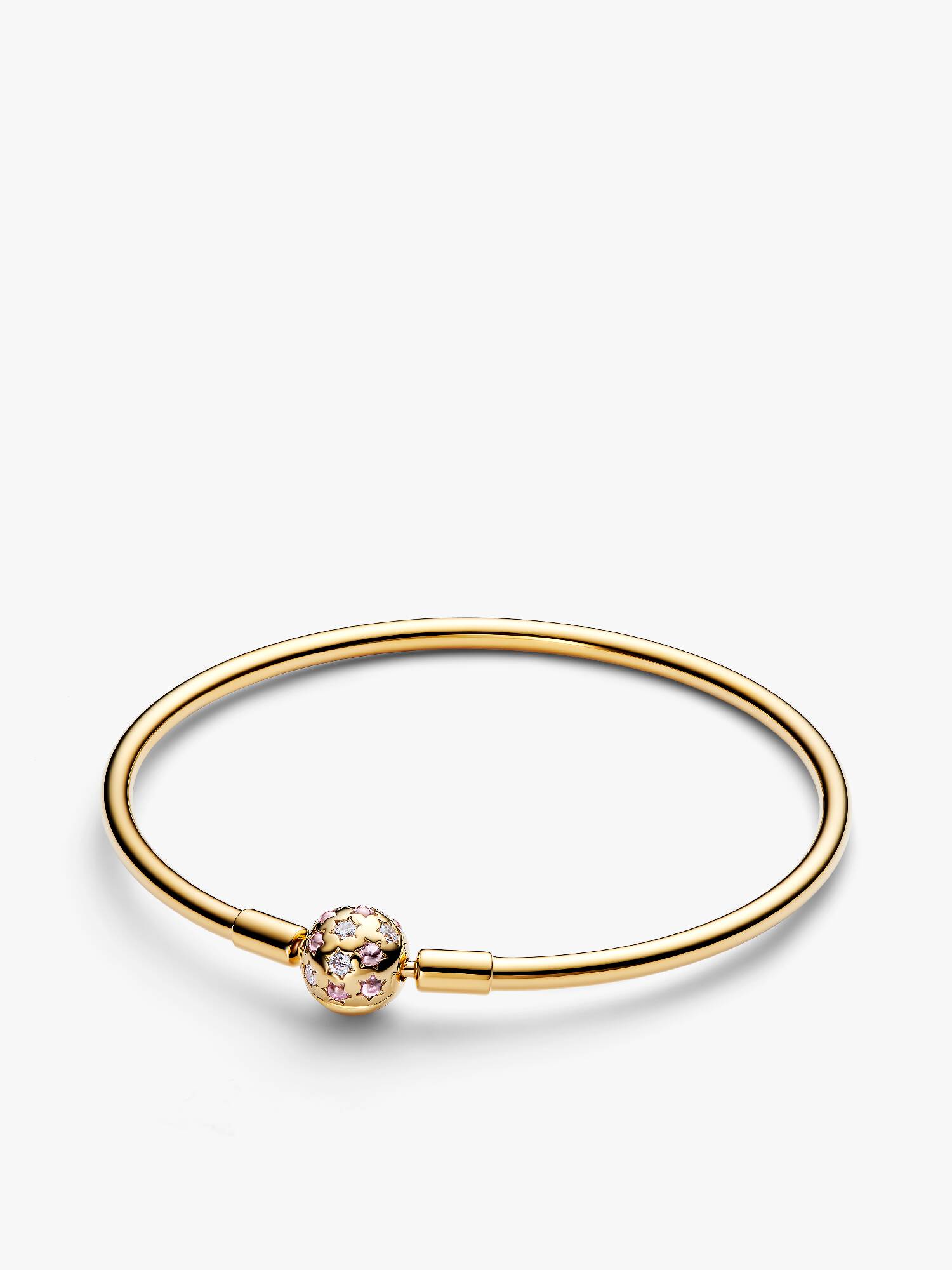 Bracelete com fecho esférico de estrelas