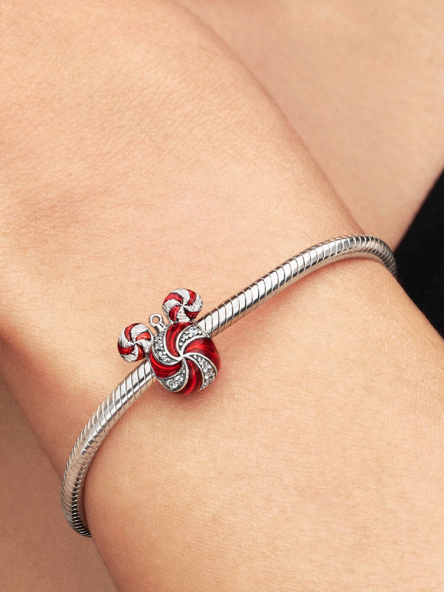 Charm de Ornamento de Natal do Mickey Mouse da Disney