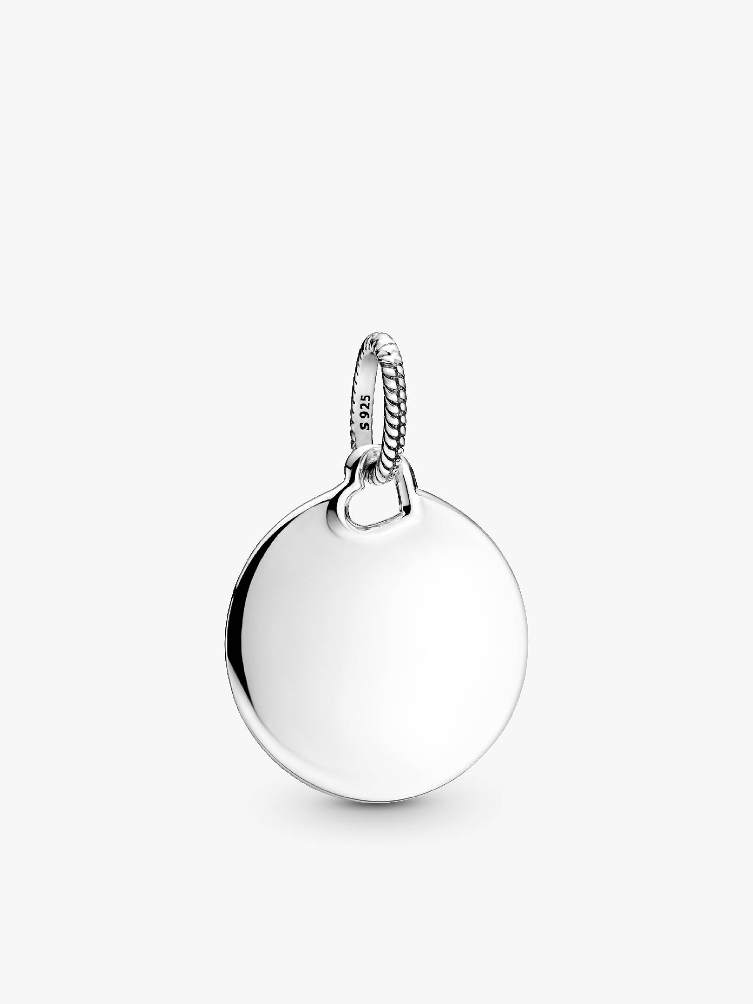 Charm pendente Plaquinha Redonda Gravável