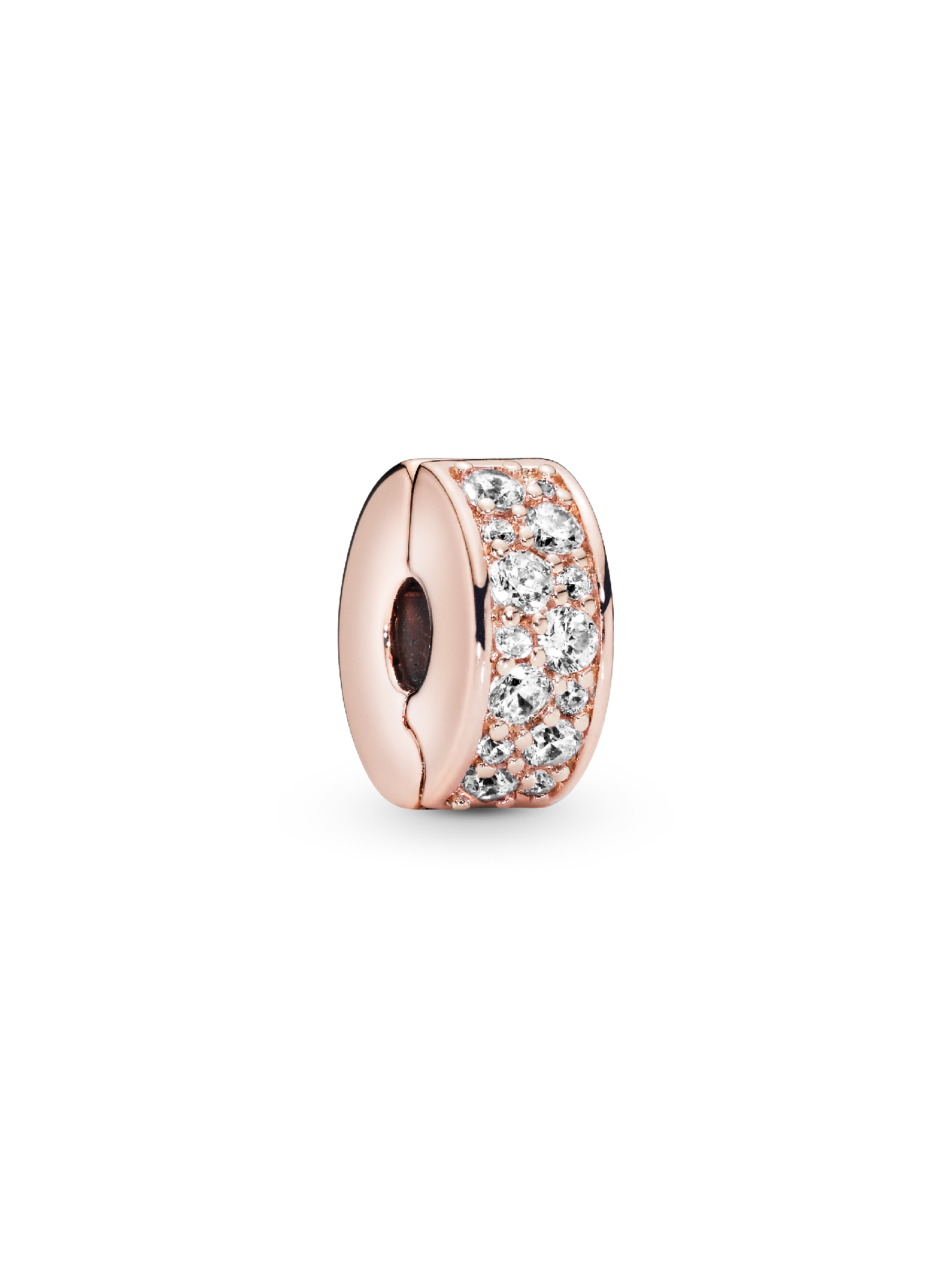 Clip Charm Pavé Transparente