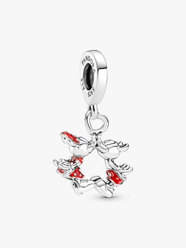 Charm Pendente Beso de Mickey Mouse Y Minnie Mouse de Disney