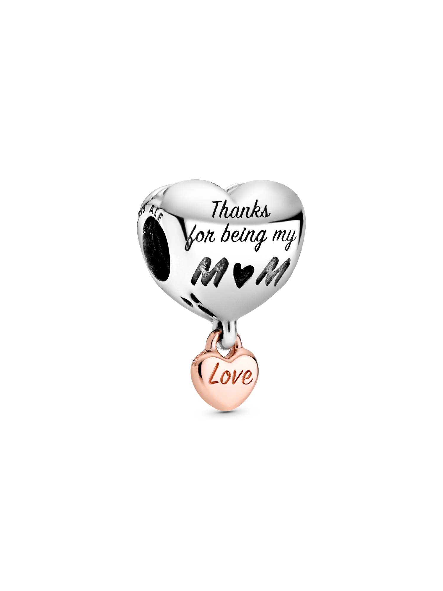 Charm Coração Eu Te Amo Mamãe