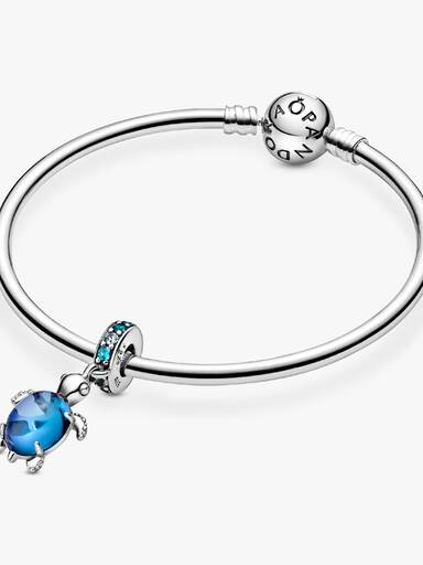 Charm Pendente de Tartaruga Marinha em Vidro de Murano