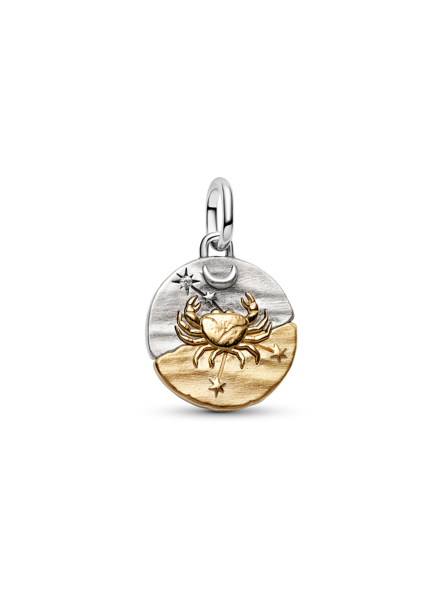 Charm Medalhão do Zodíaco do signo de Câncer