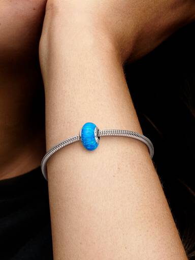 Charm Azul Oceano Profundo Opalescente