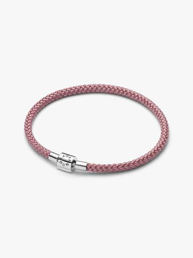 Braceletee de Cordãoón Rosado Brilhante