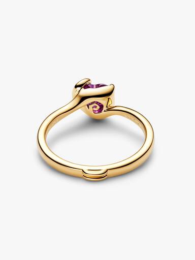 Anel Sally de O Estranho Mundo de Jack da Disney em coração roxo