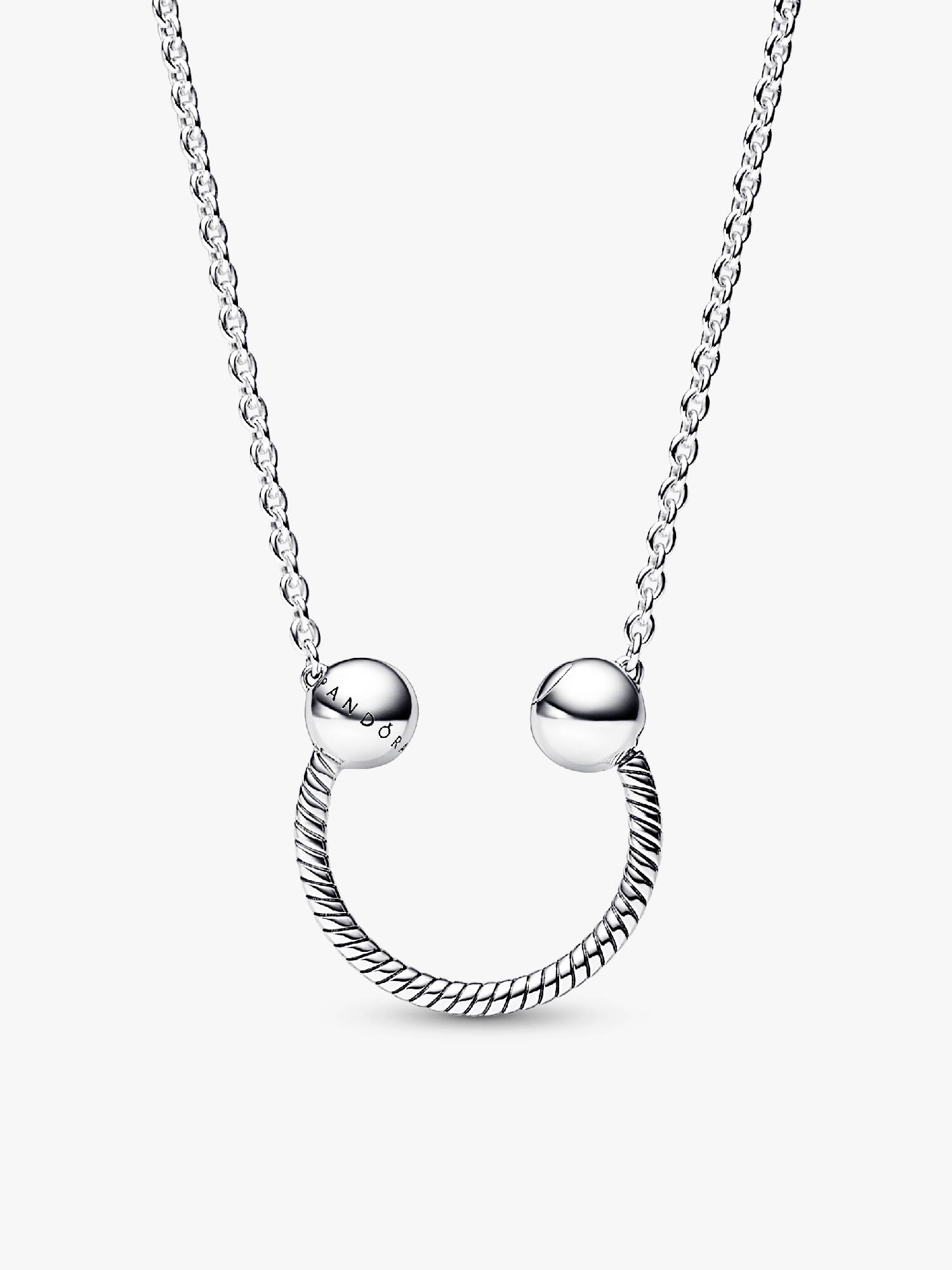 Colar com Pingente de Charm En Forma de U Pandora Moments