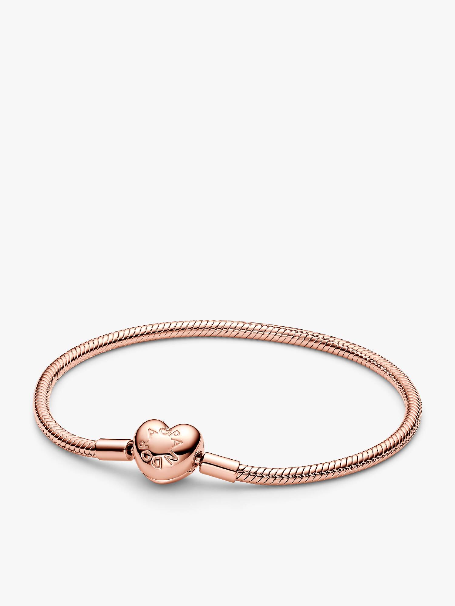 Bracelete Corrente Snake Moments com Fecho de Coração