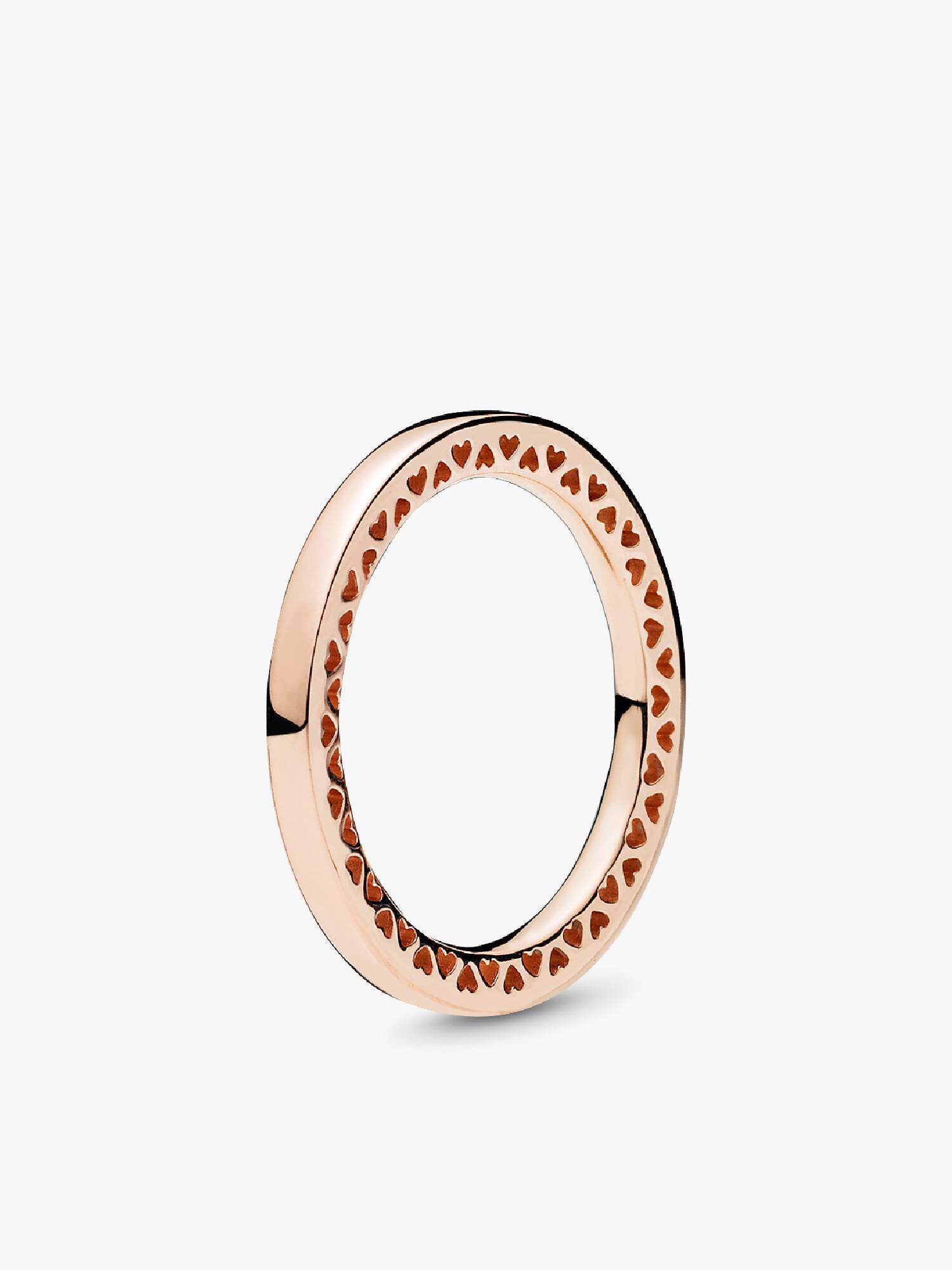 Anel Clássico Corações of Pandora, Pandora Rosa™