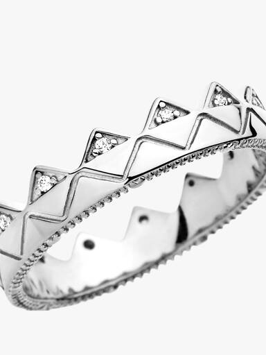 Charm Pendente Duplo Grabable Torre Eiffel de París com Diamante Criado em Laboratório
