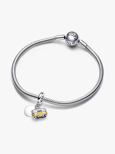 Charm Pendente Duplo Bonde de Lisboa Gravável