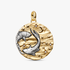 Charm Medalhão extragrande do Zodíaco do signo de Peixes Charm Medalhão extragrande do Zodíaco do signo de Peixes