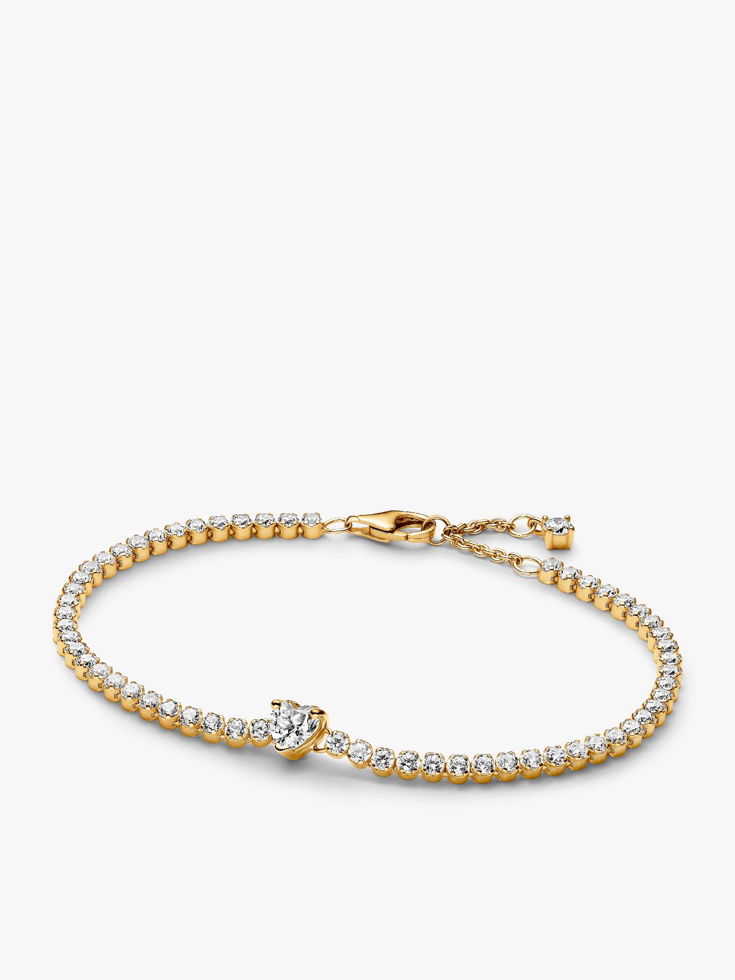 Pulseira Riviera de Coração Brilhante