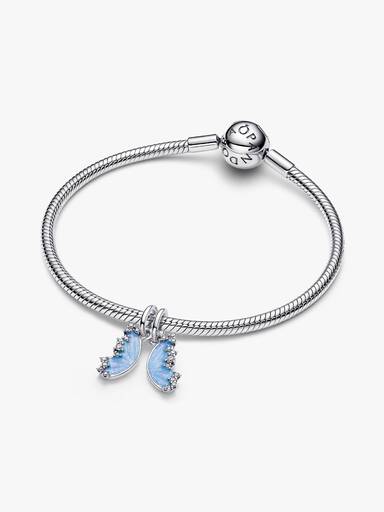Charm pendente de borboleta divisível