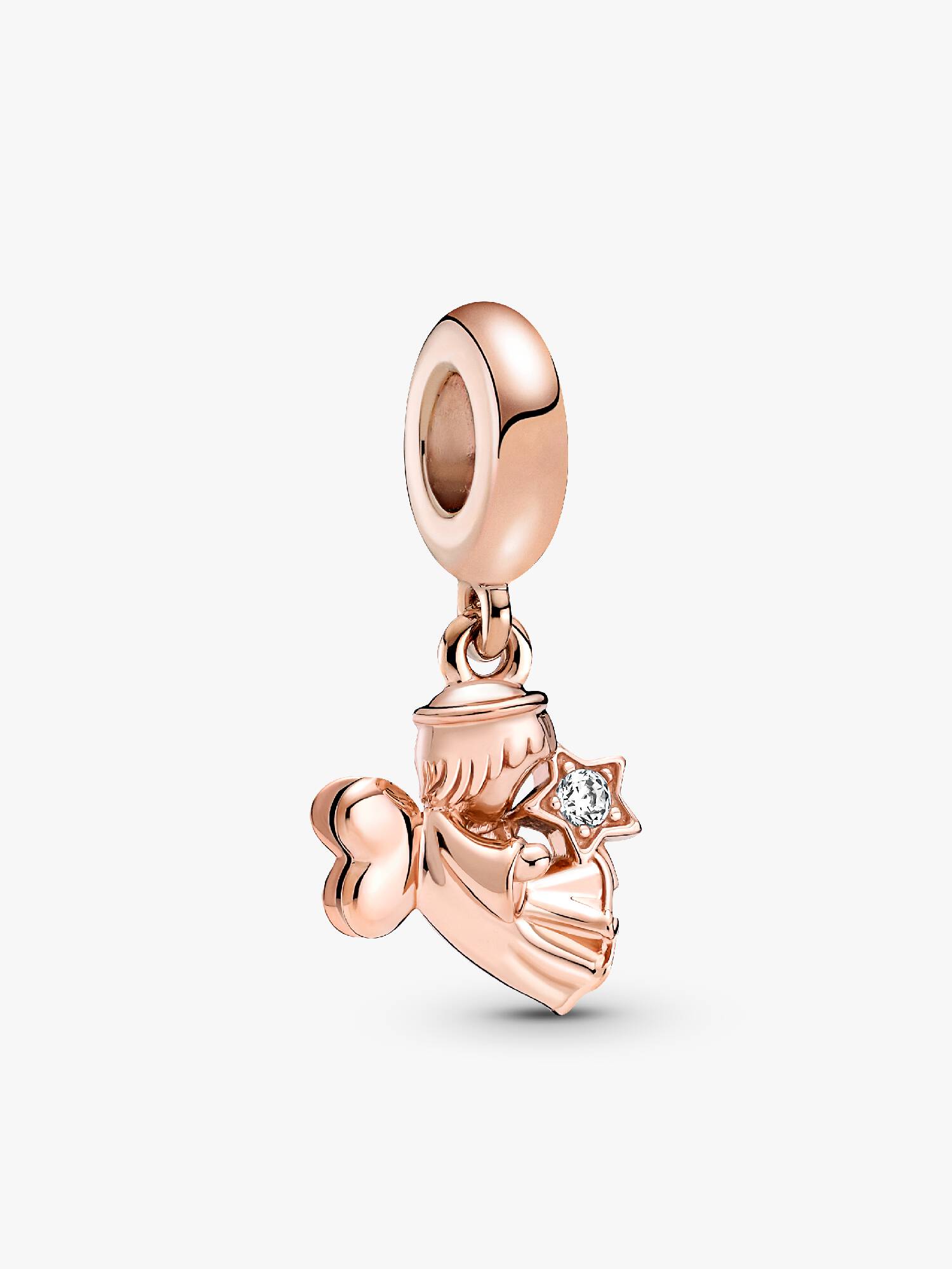 Charm Pendente Coração Y Ángel Alado