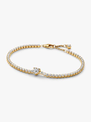 Pulseira Riviera de Coração Brilhante
