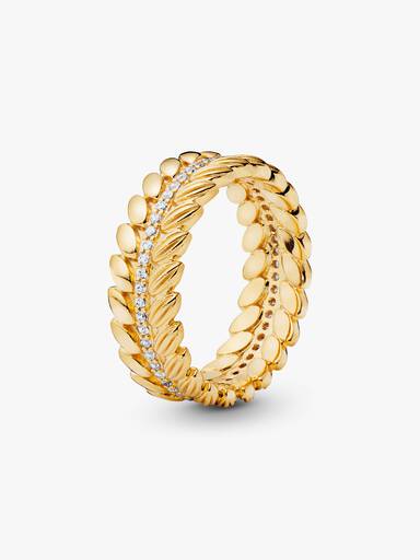 Seeds PANDORA Shine ring with clear cubic zirconia