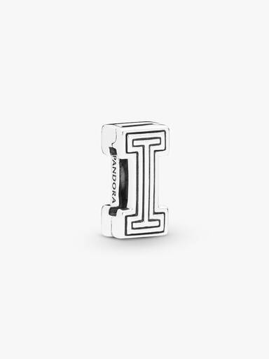 Pandora Reflexions letter I silver clip charm