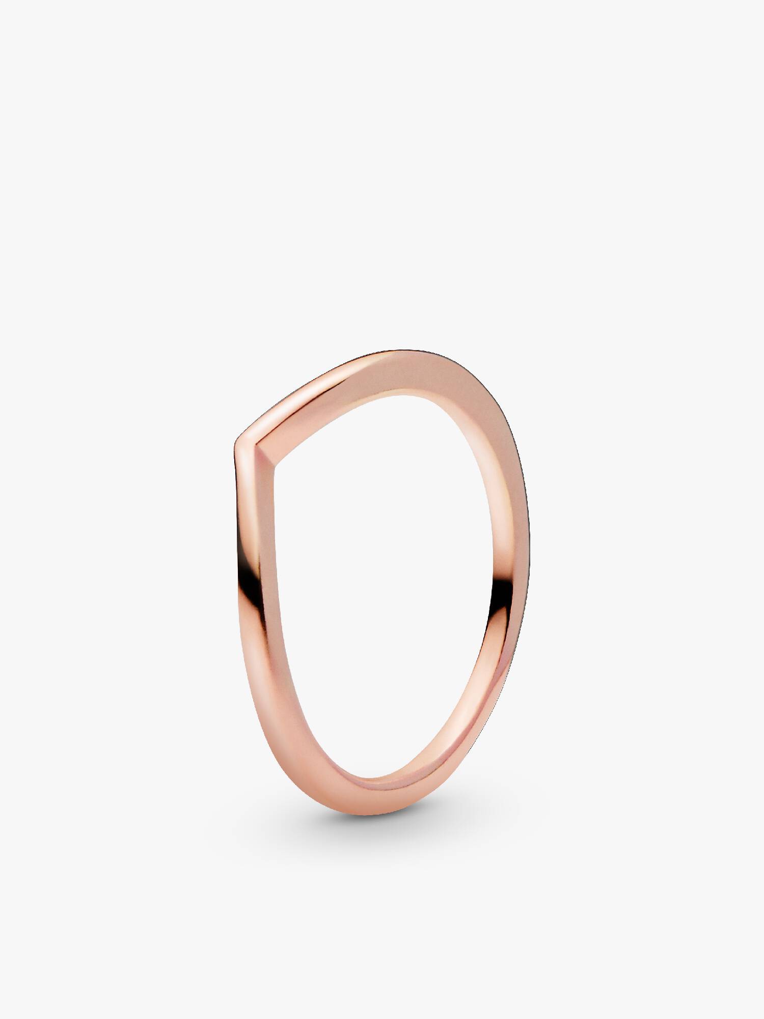 Anel Chevron Polido
