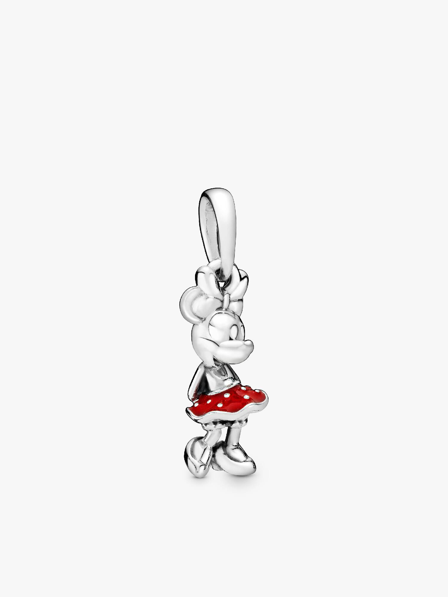 Disney Minnie silver pendant with red enamel