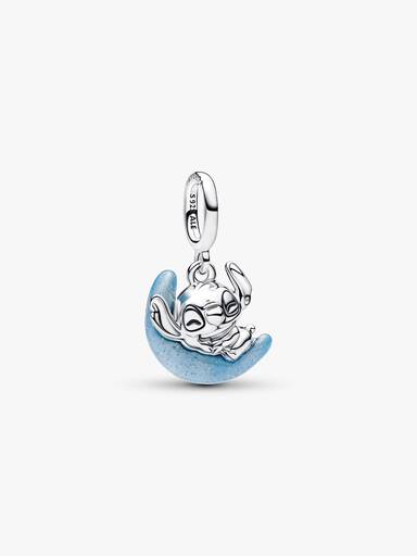 Charm Pendente da Lua que Brilha no Escuro do Stitch da Disney