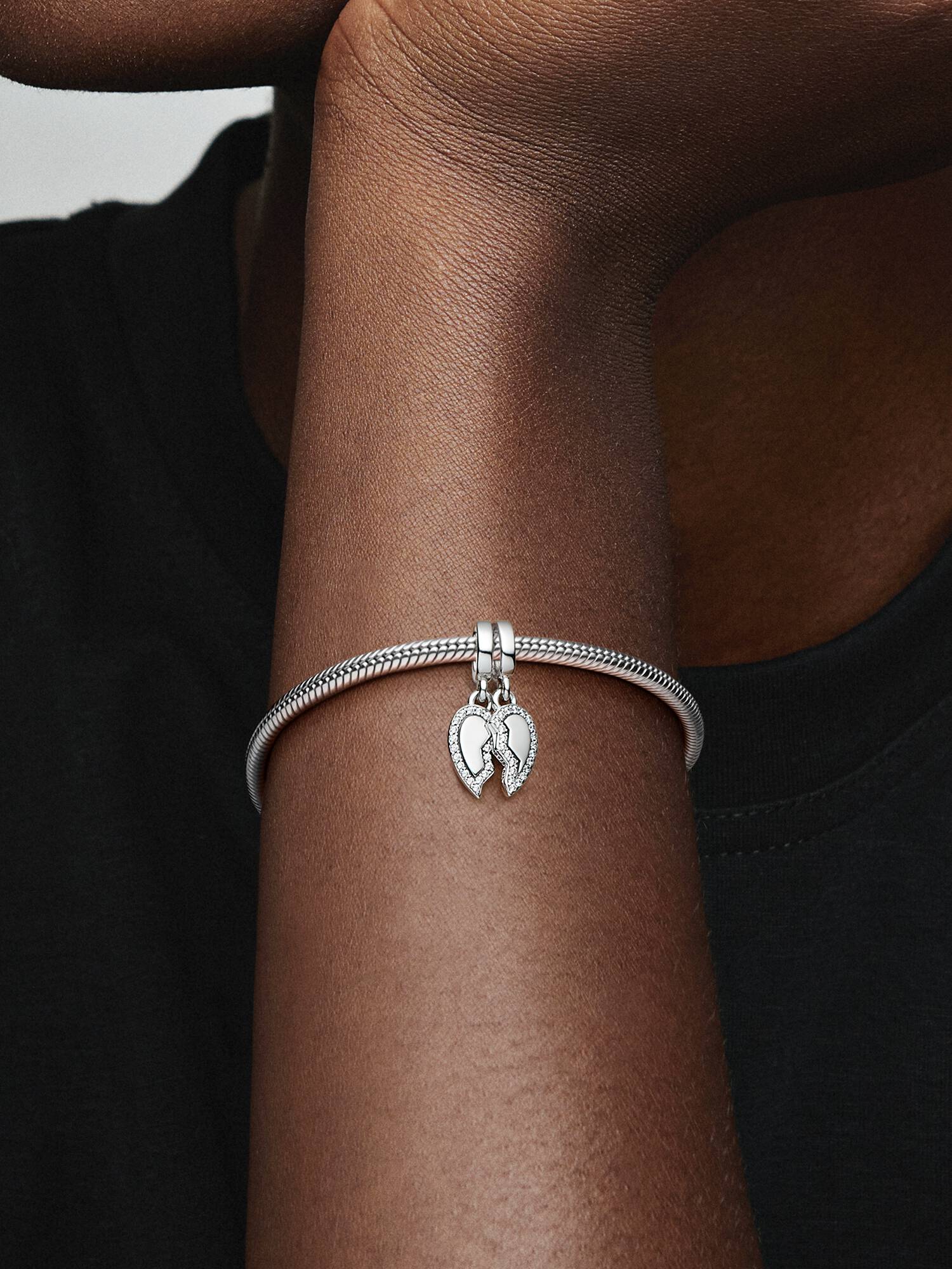 Charm Pendente Coração separável de Amigas