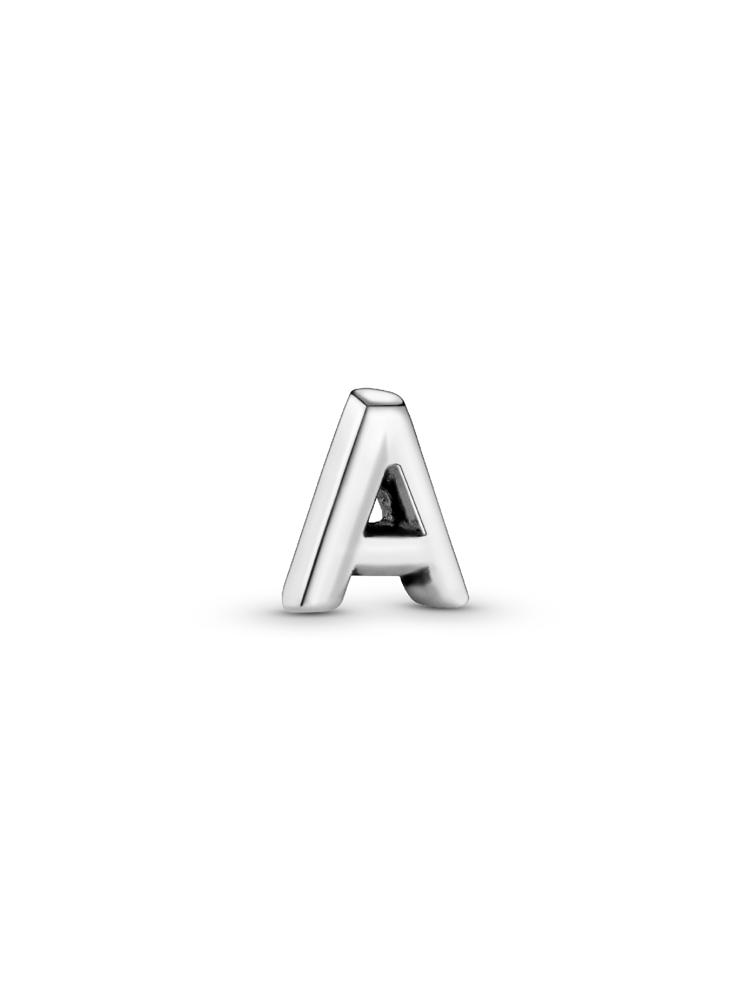 Letter A silver petite element