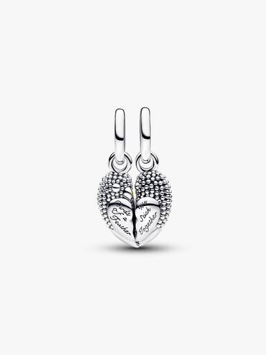 Charm pendente divisível de pássaros do amor.