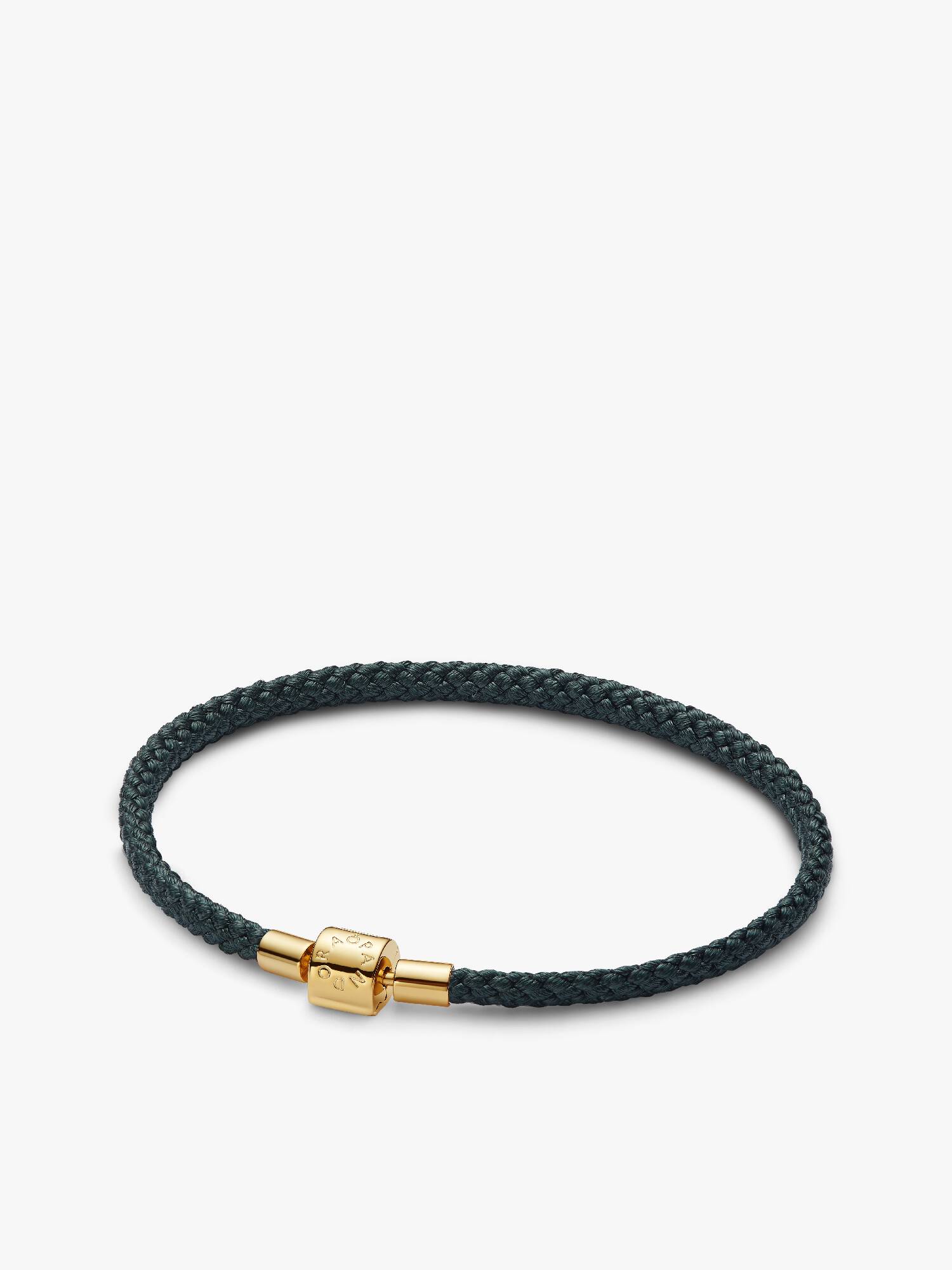 Pulseira de Cordão Verde Cintilante