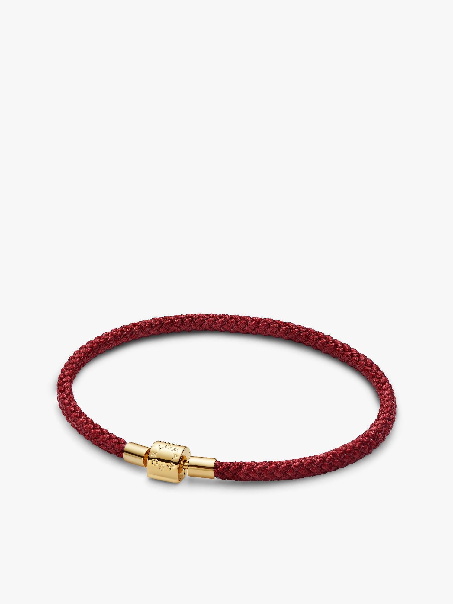 Pulseira de Cordão Vermelho Cintilante