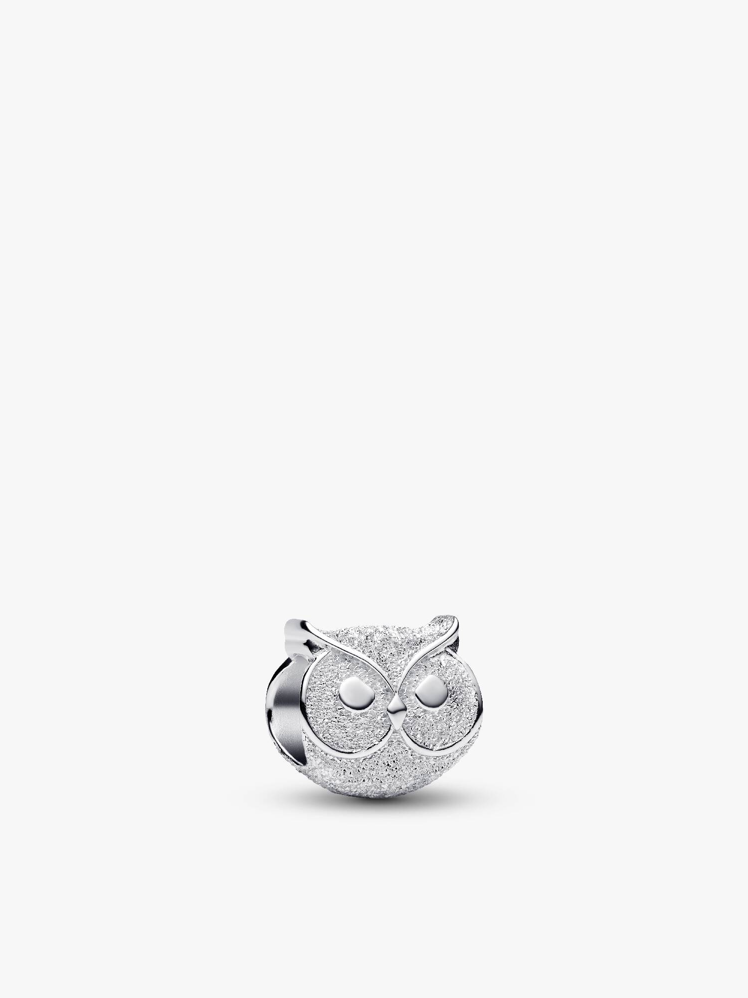 Mini charm texturizado de coruja